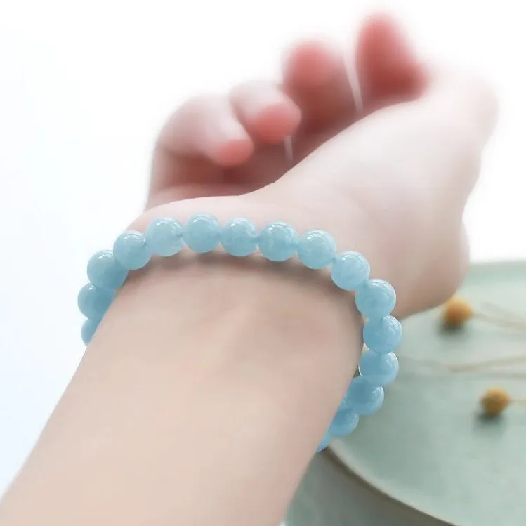 Aquamarine Clouds Bracelet
