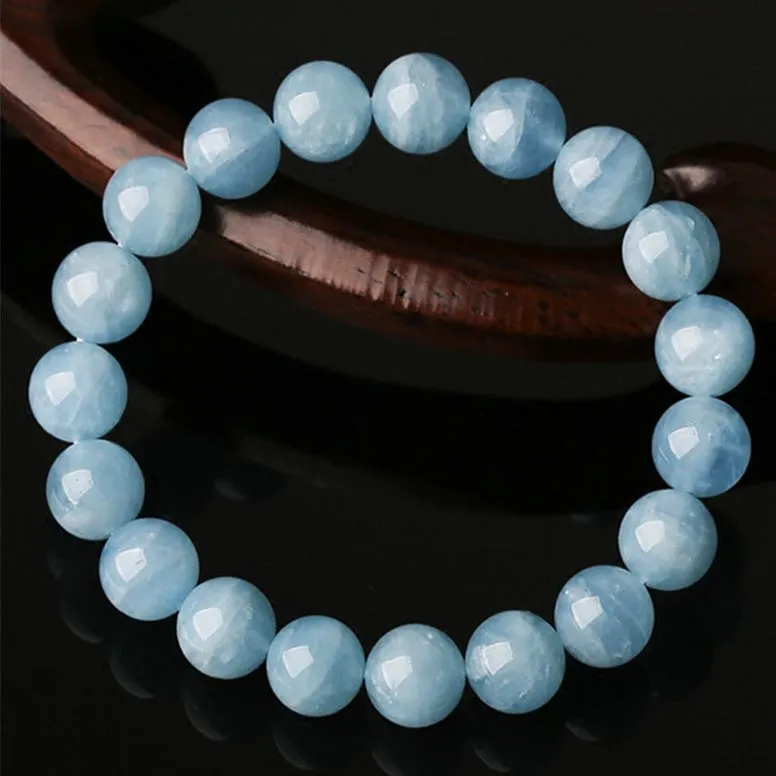Aquamarine Clouds Bracelet