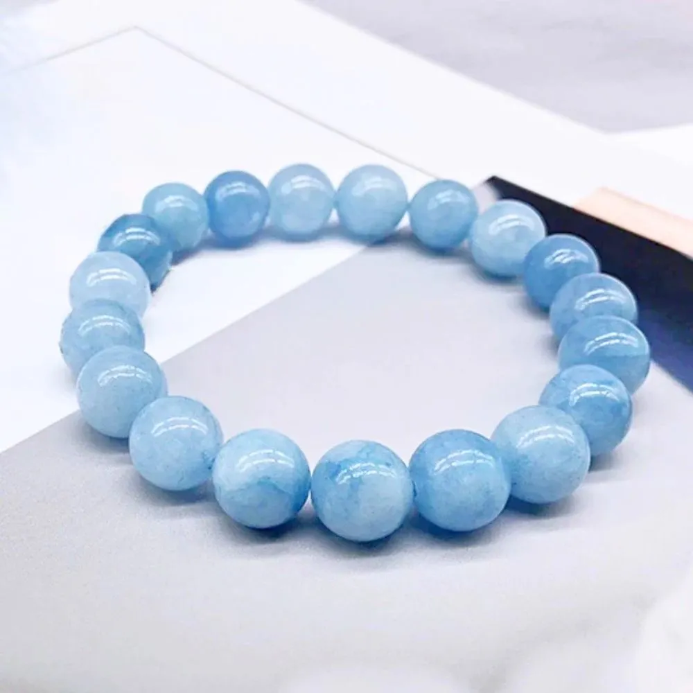 Aquamarine Clouds Bracelet