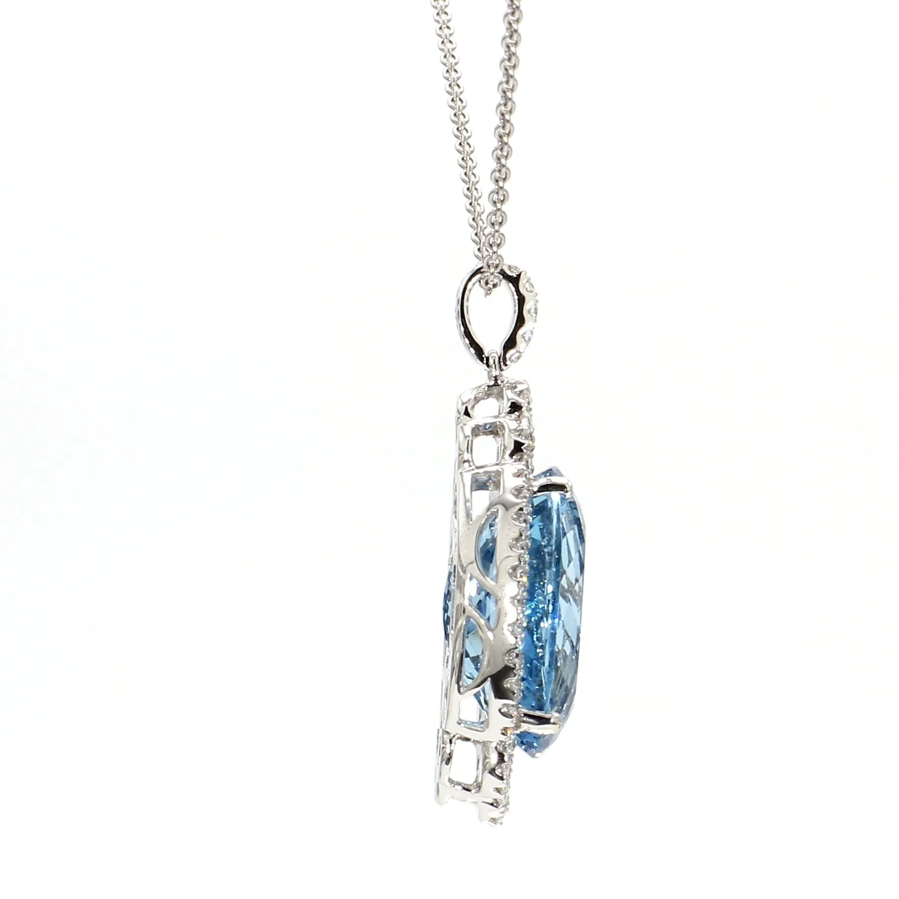 Aquamarine Gemstone Necklace