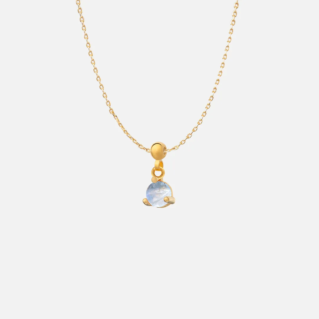 Aquamarine March Birthstone Necklace