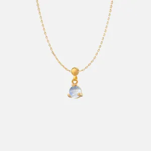 Aquamarine March Birthstone Necklace