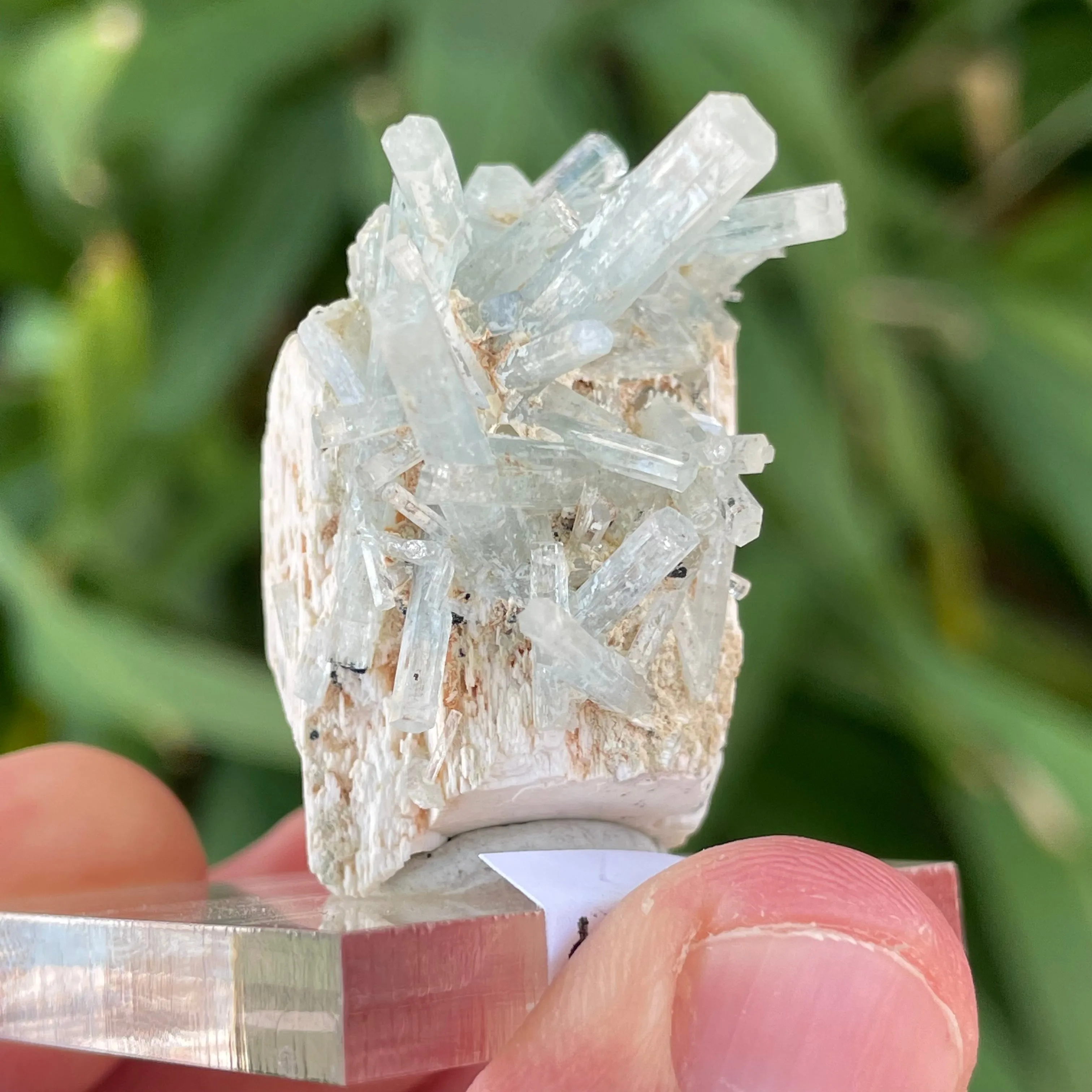 Beryl Crystals with feldspar from Erongo Mountain, Namibia