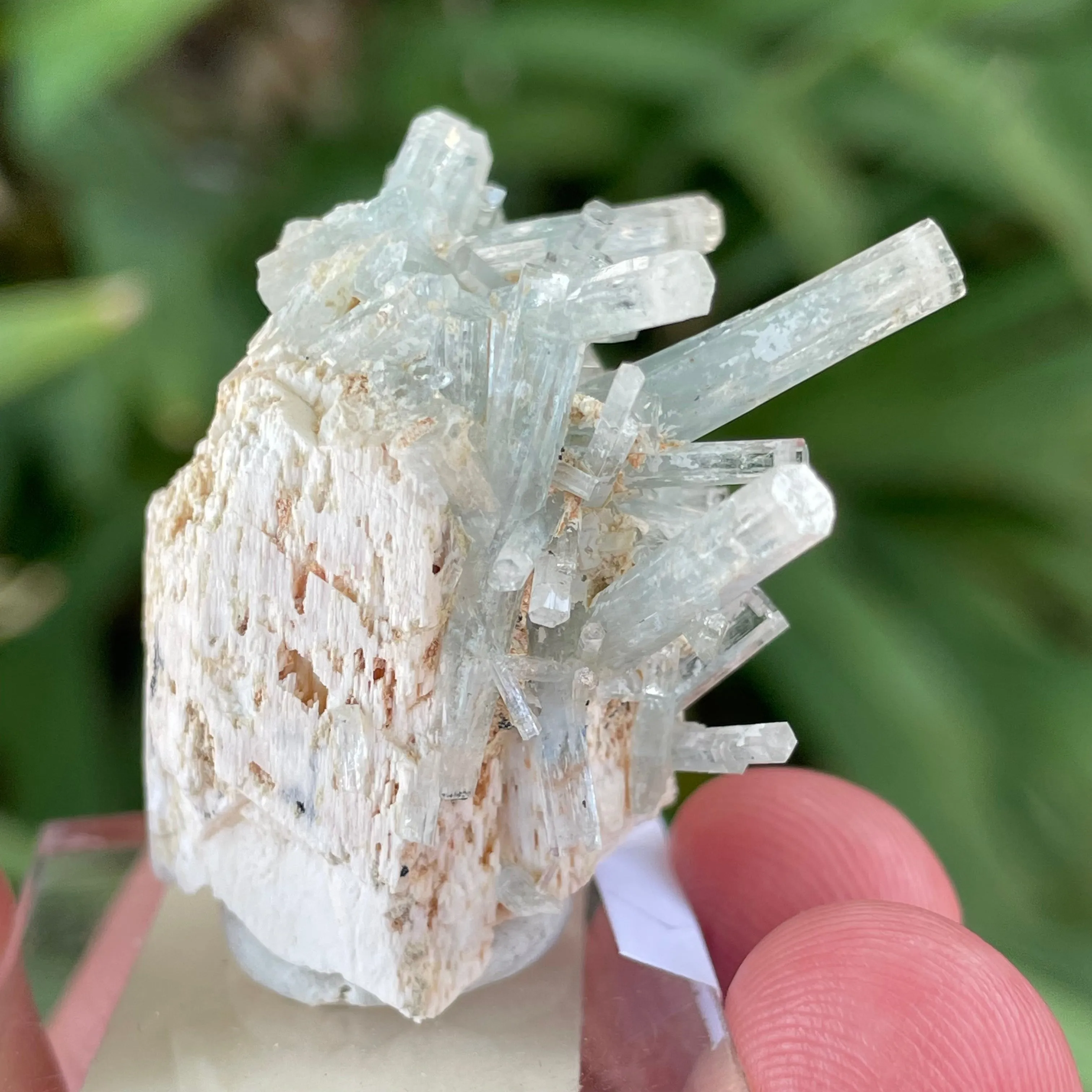 Beryl Crystals with feldspar from Erongo Mountain, Namibia
