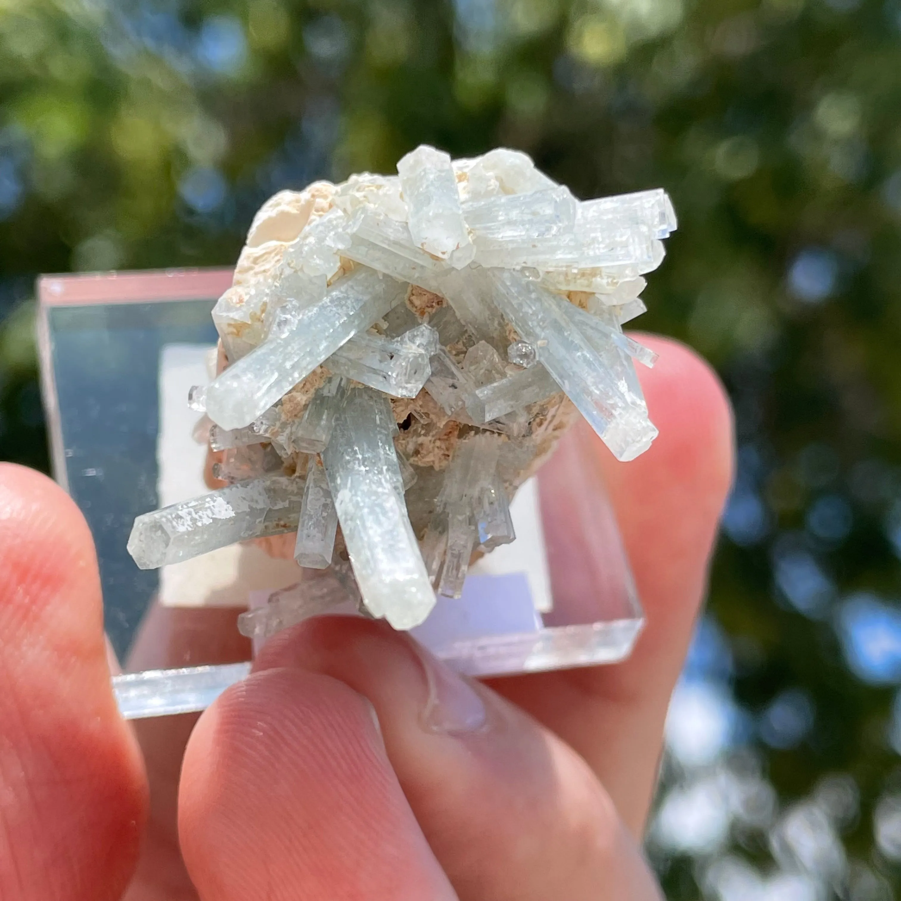 Beryl Crystals with feldspar from Erongo Mountain, Namibia