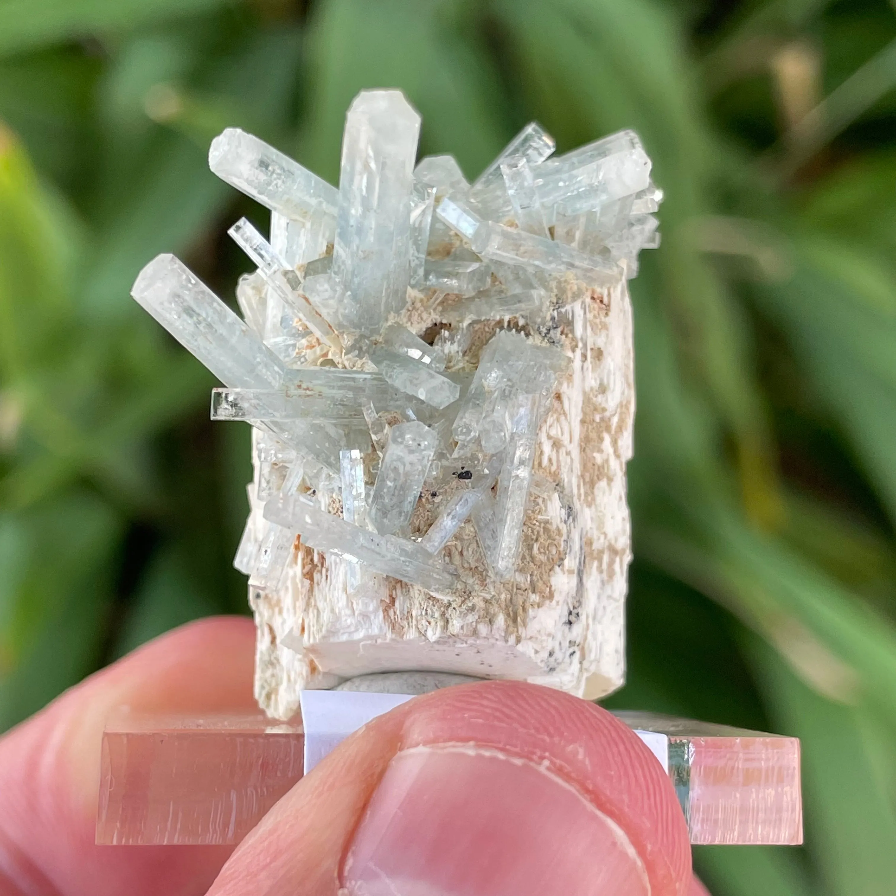 Beryl Crystals with feldspar from Erongo Mountain, Namibia