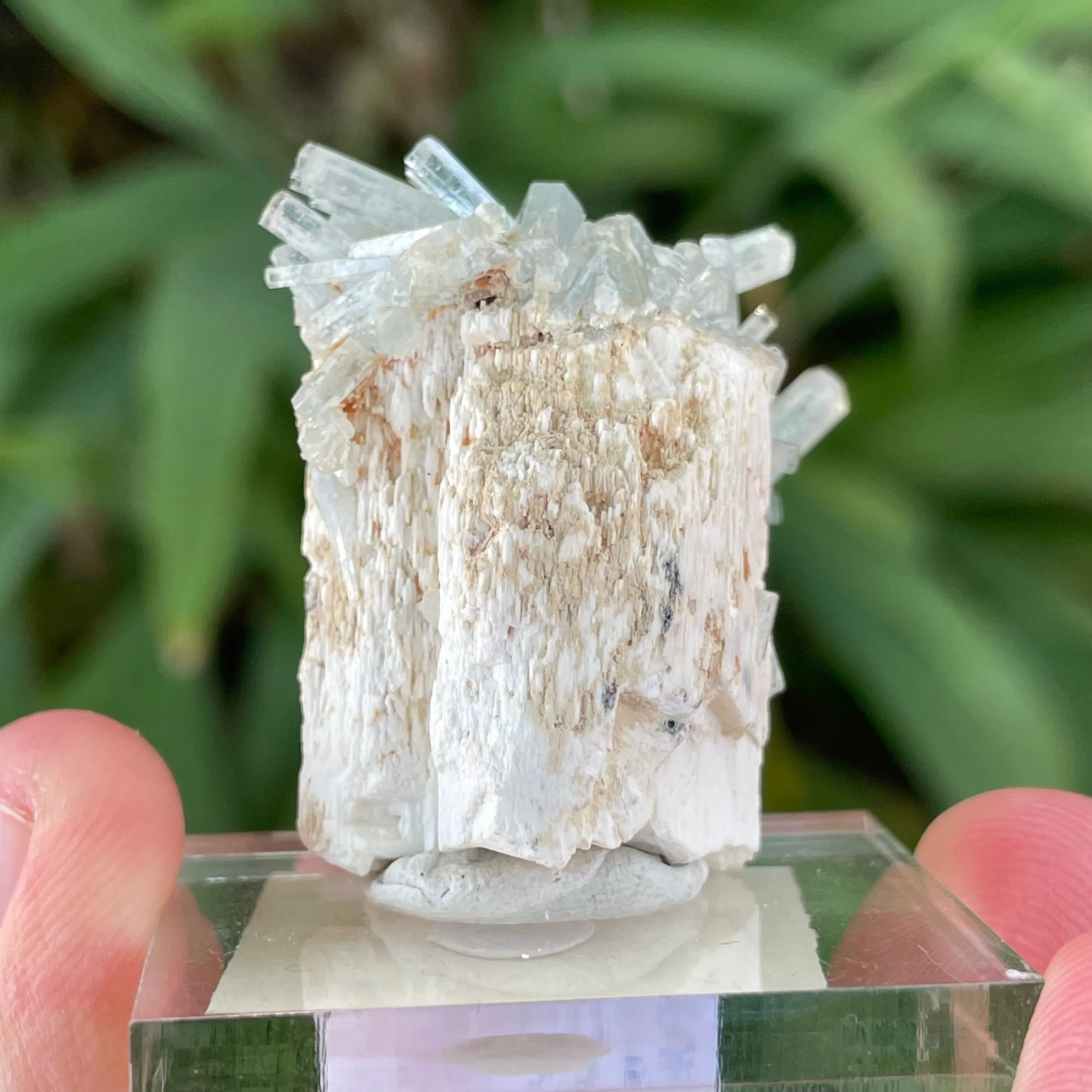 Beryl Crystals with feldspar from Erongo Mountain, Namibia