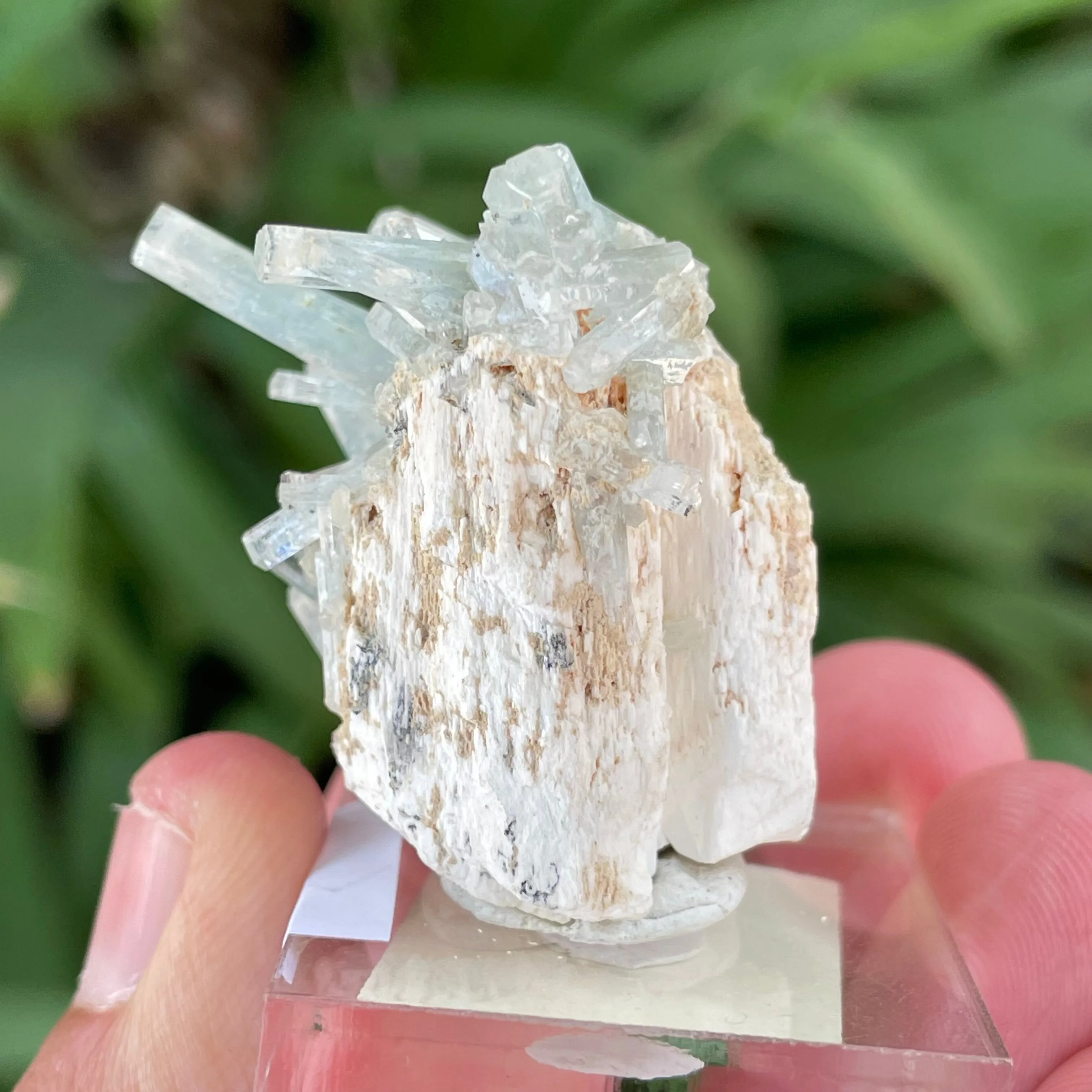 Beryl Crystals with feldspar from Erongo Mountain, Namibia