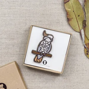 Buttonworks | Coloured Cockatoo Brooch