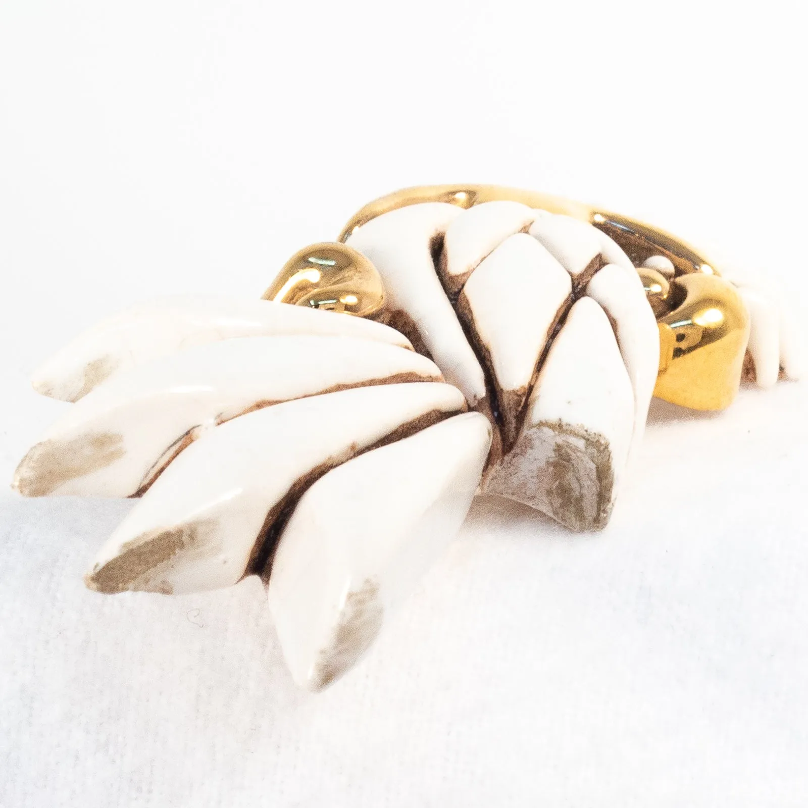 Ceramic Parrot Brooch