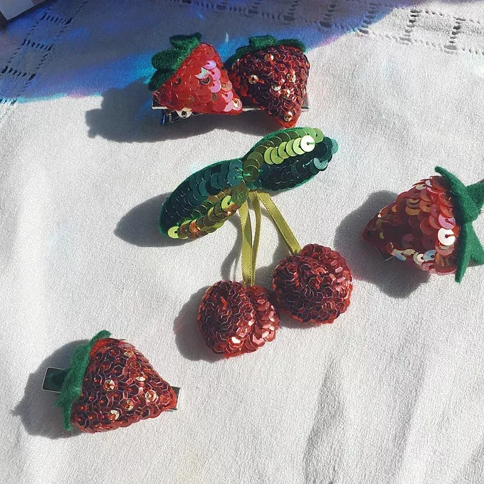 Cherry Baby, Cherry Hair Clip/Brooch