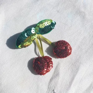 Cherry Baby, Cherry Hair Clip/Brooch