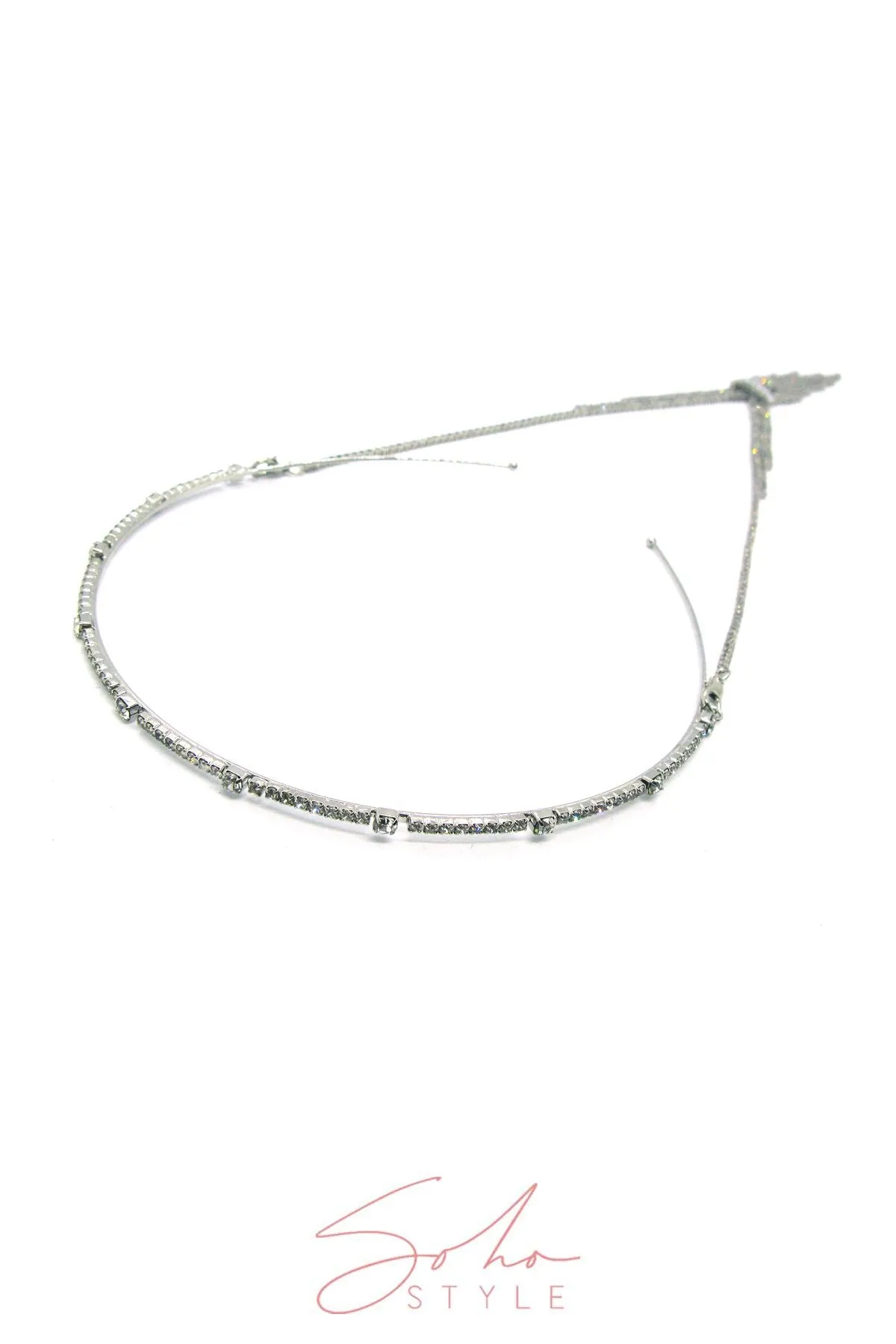 CRYSTAL BACK-LINE HEADBAND