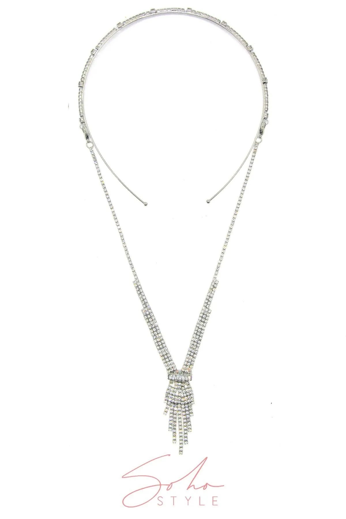 CRYSTAL BACK-LINE HEADBAND