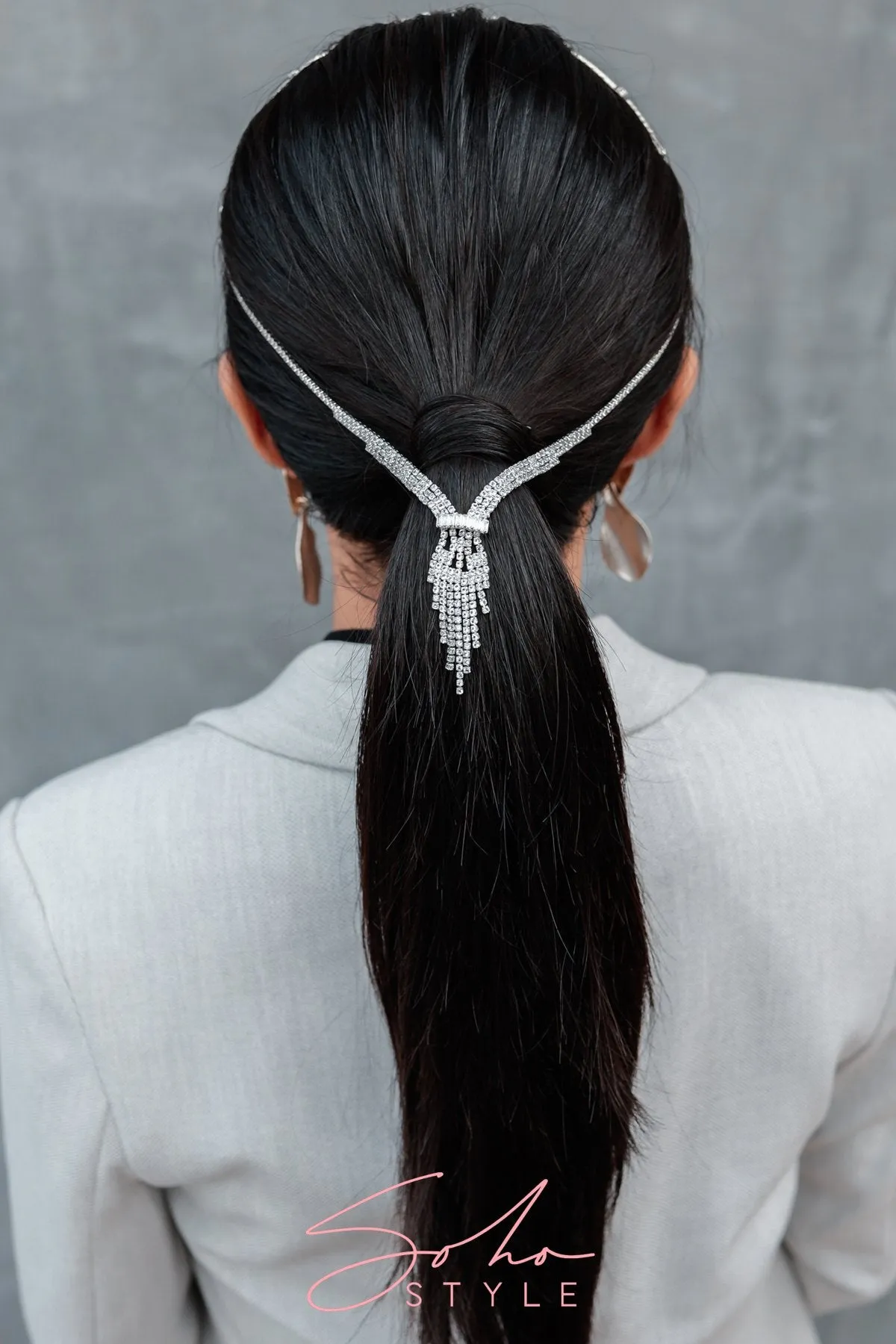 CRYSTAL BACK-LINE HEADBAND
