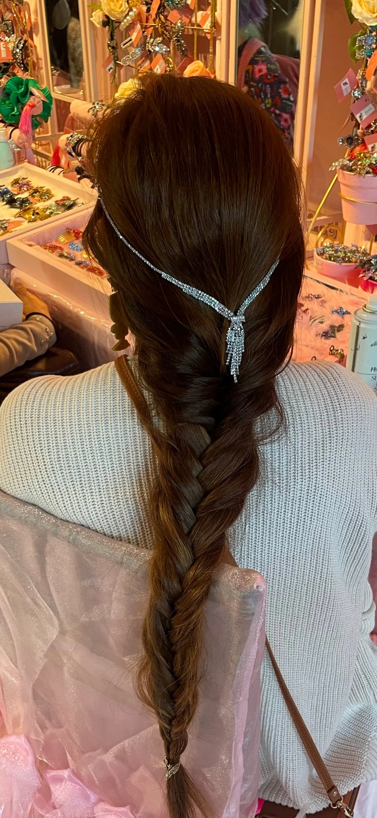 CRYSTAL BACK-LINE HEADBAND