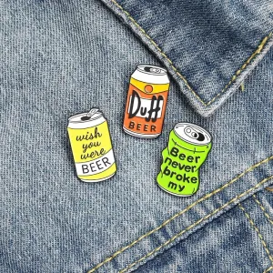 Cute Beer Beverage Brooch
