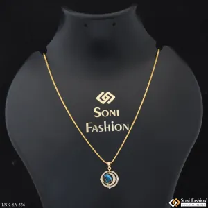 Dazzling Design Gold Plated Chain Pendant for Ladies - Style A536