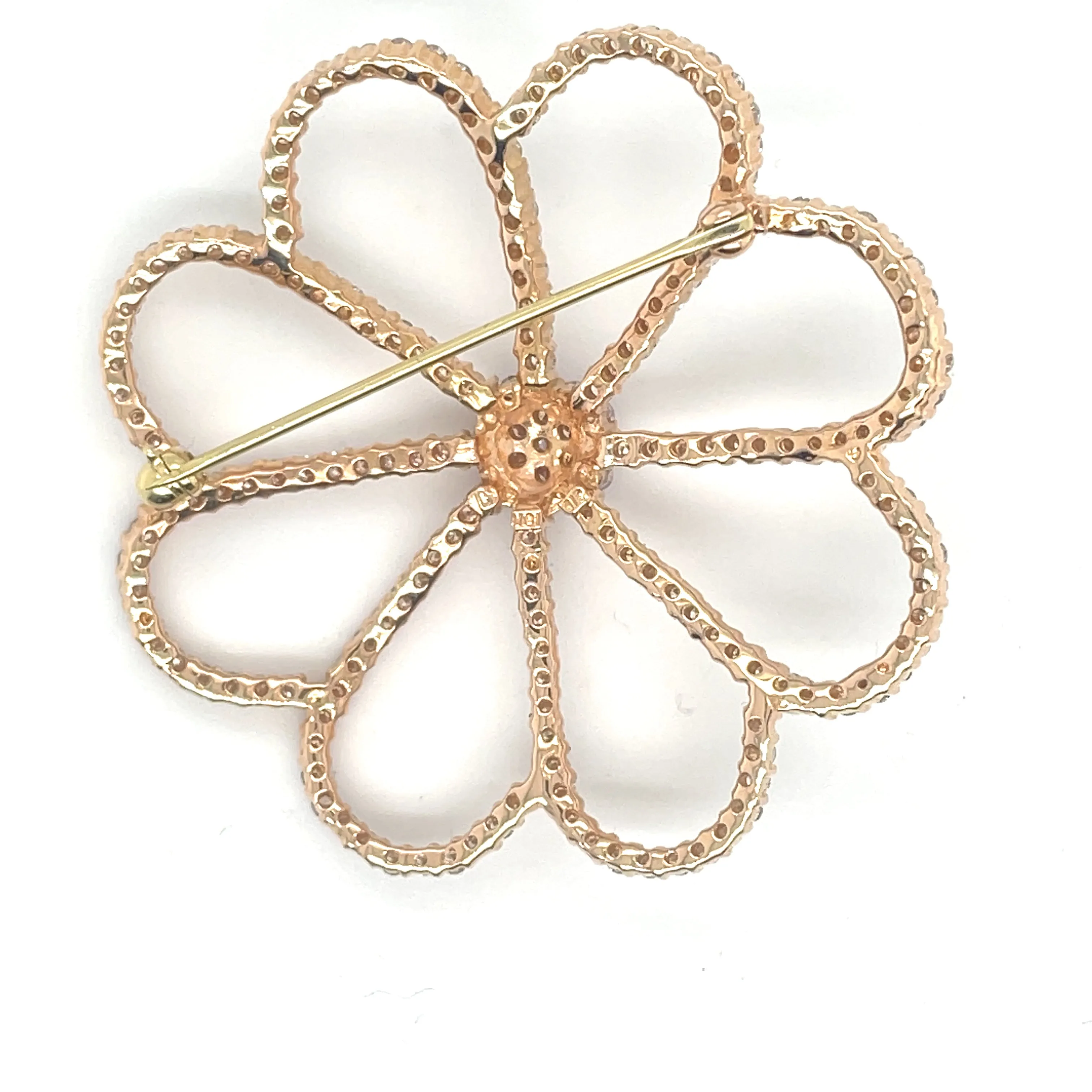 Designer Clyde Duneier 2.85 cttw Diamond Brooch 08710