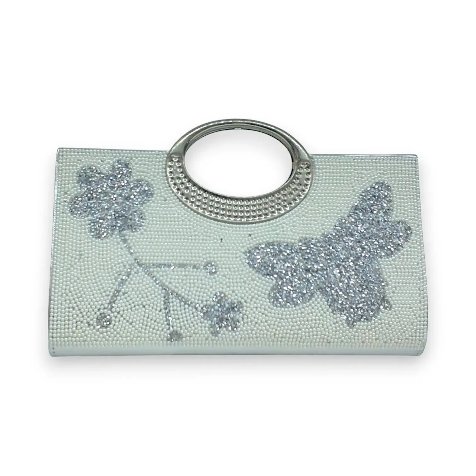 Floral Butterfly Clutch with Handle