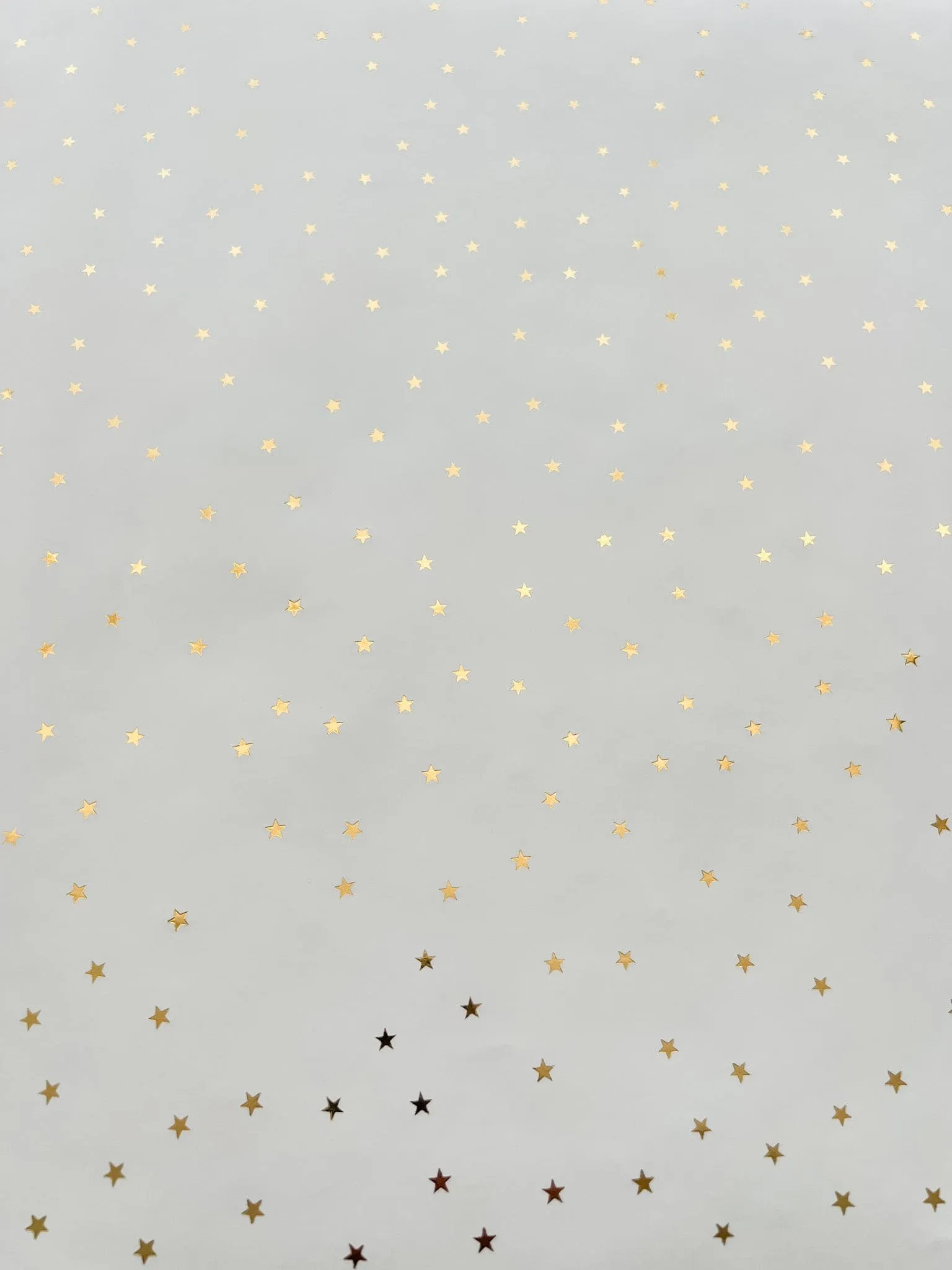Gold Metallic Star Wrapping Paper - Single Roll