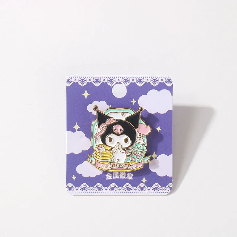 Kawaii Cute Sanrio Metal Badge Brooch