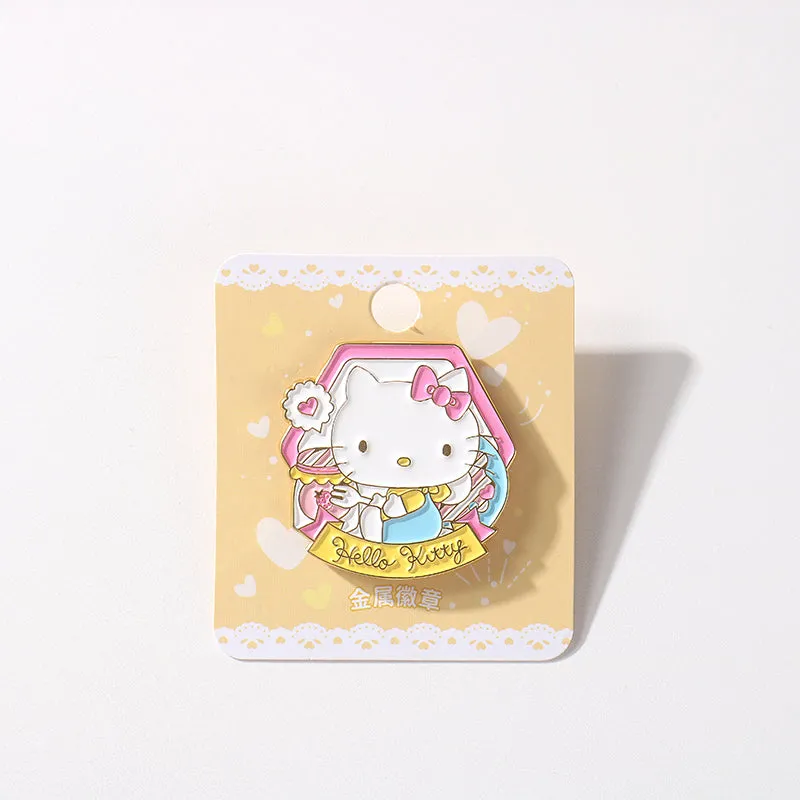 Kawaii Cute Sanrio Metal Badge Brooch