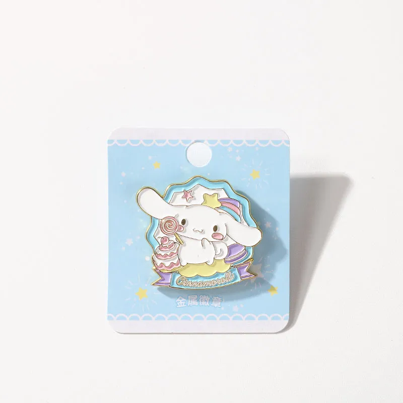 Kawaii Cute Sanrio Metal Badge Brooch
