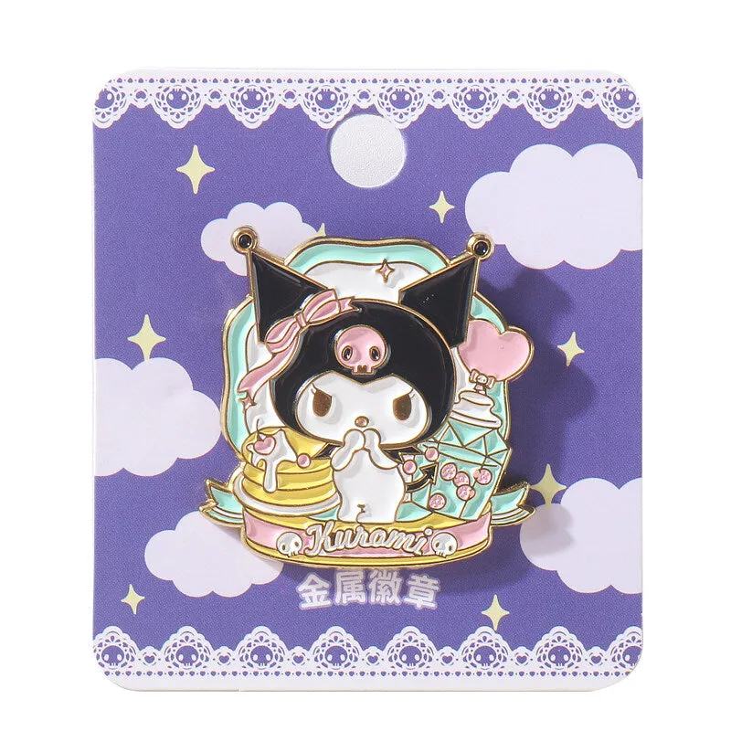 Kawaii Cute Sanrio Metal Badge Brooch