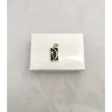 Paula Rosen Onyx Window Charm
