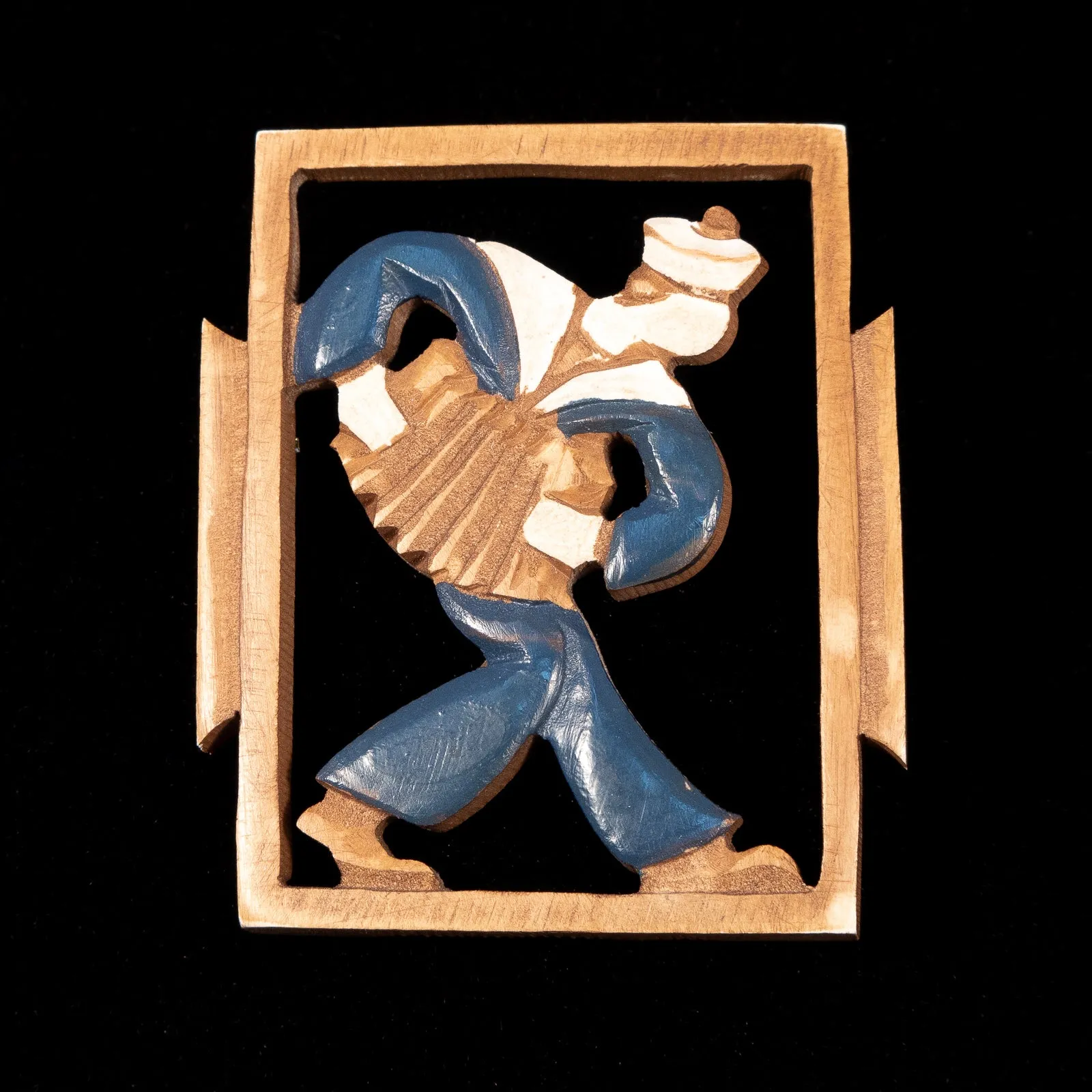 Sailor with Accordion Brooch