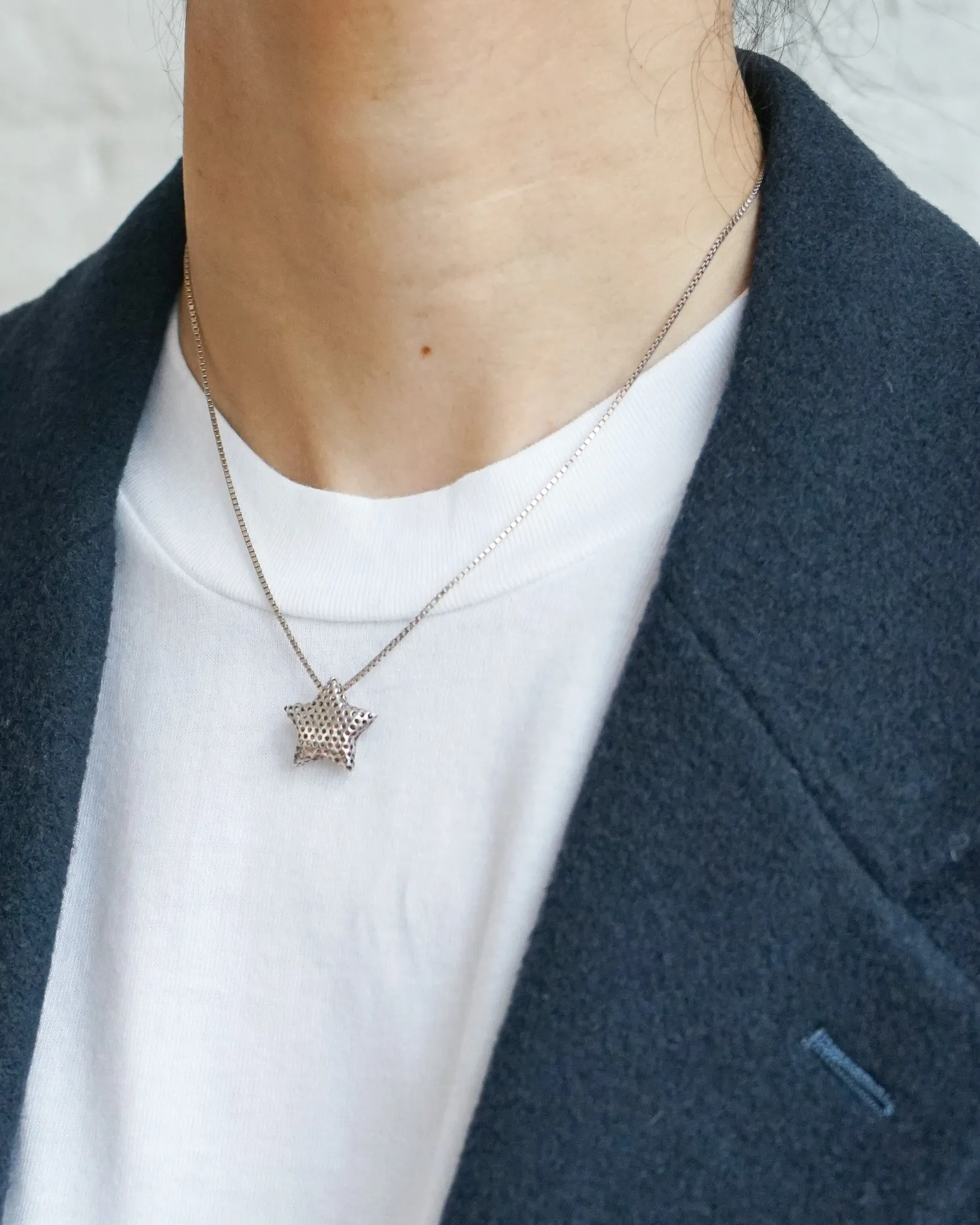 Silver Necklace w/ Star