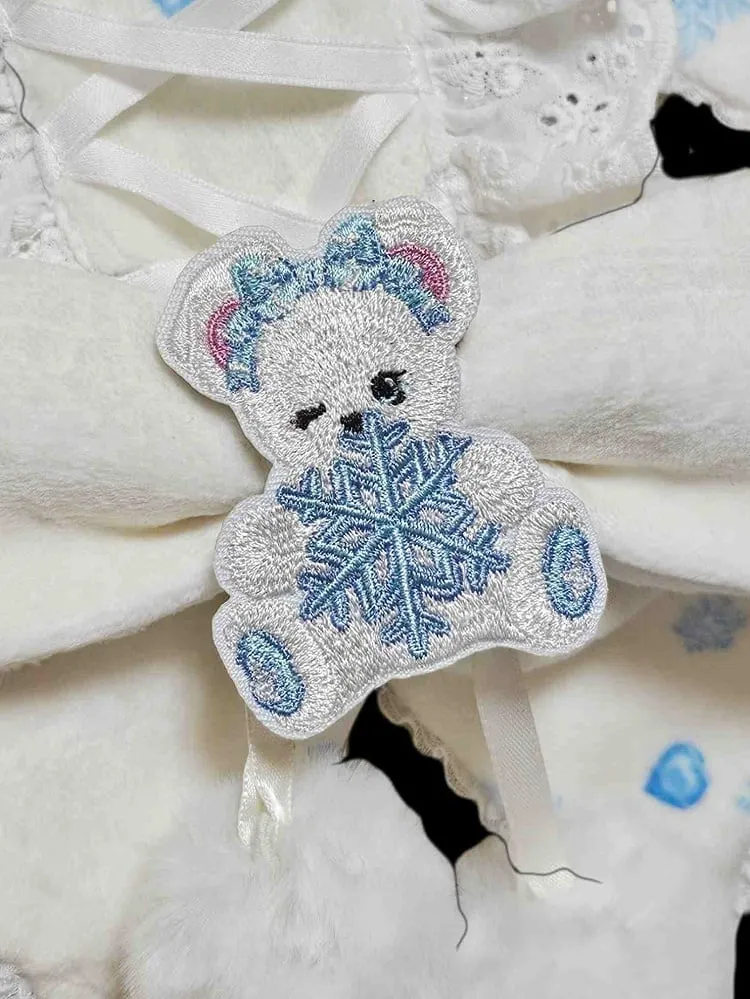 Snowflake Bear Brooch
