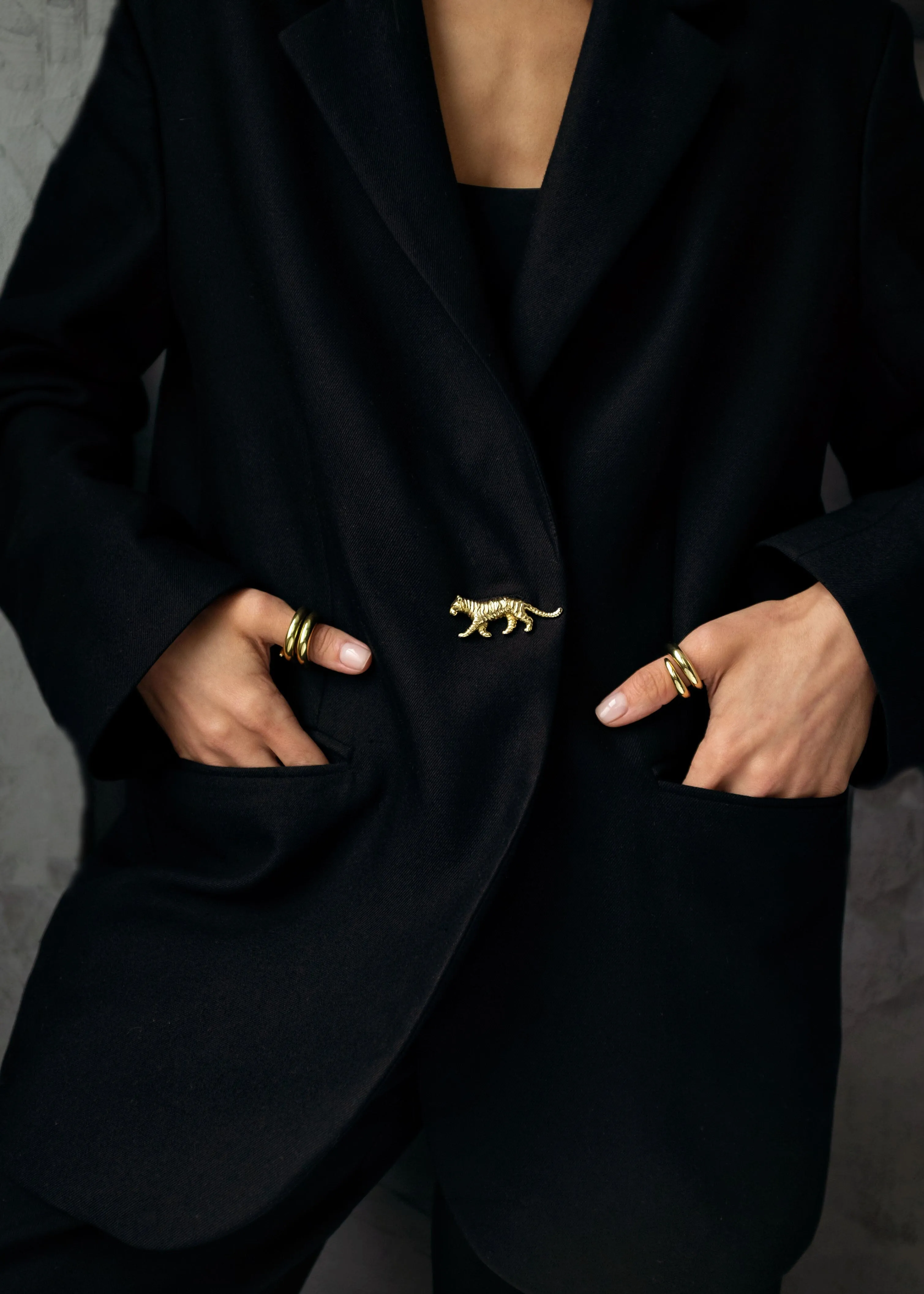 Tiger Brooch