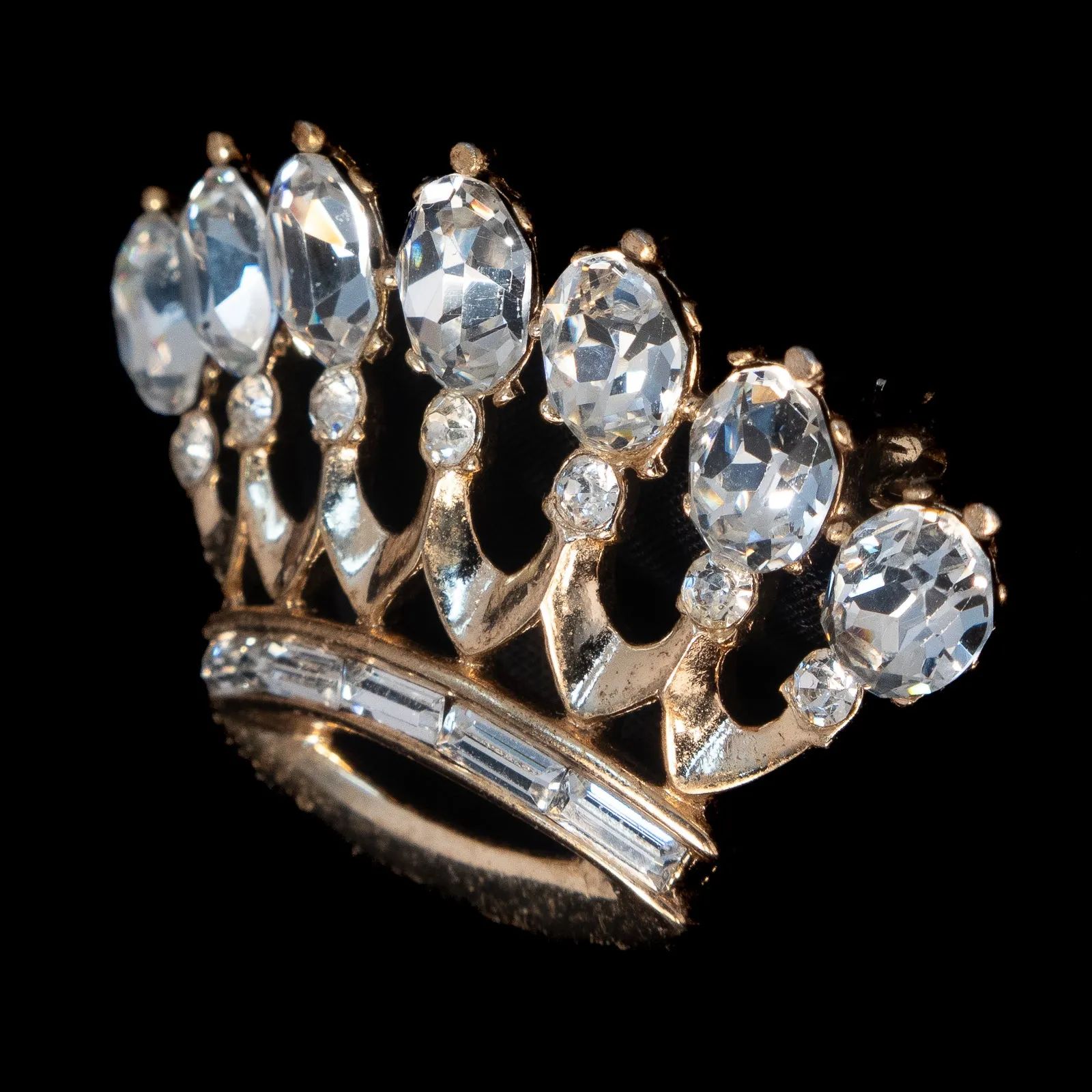 Trifari Crown Brooch