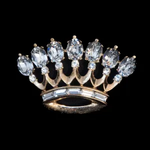 Trifari Crown Brooch