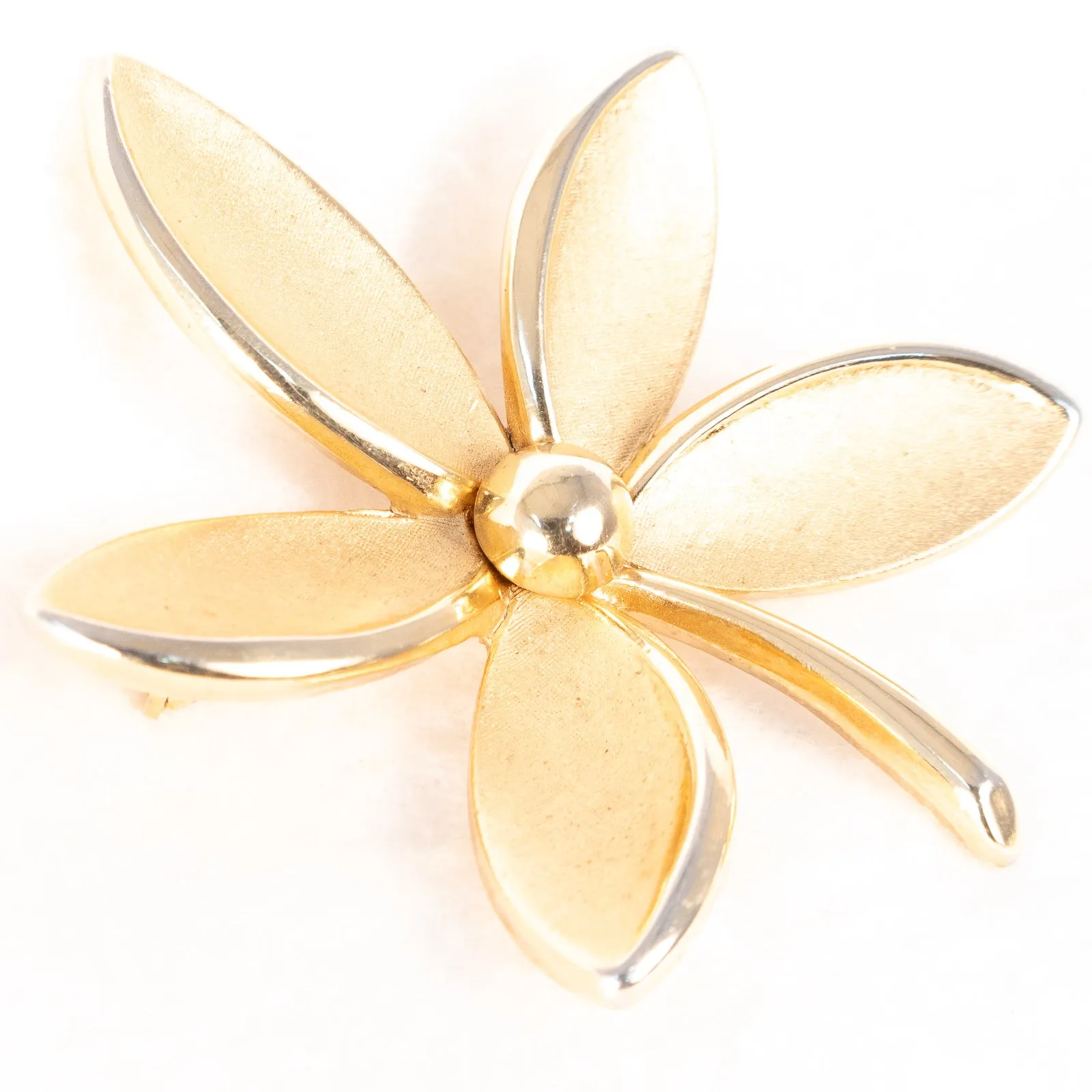 Trifari Flower Brooch
